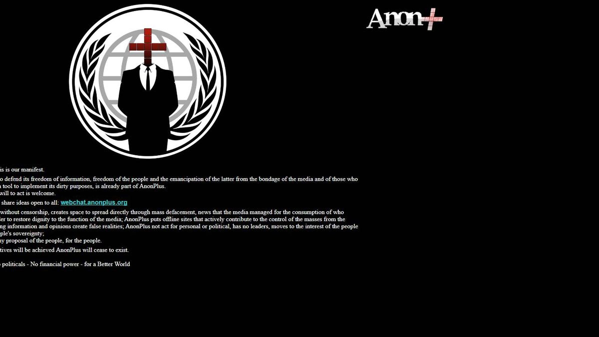 Anonymous 'hackea' foros de la Policía y la web de la Comunidad de Madrid por el 1-O