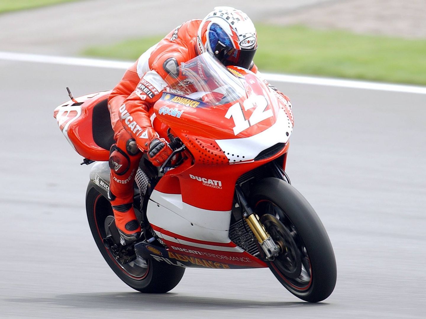 Troy Bayliss, con Ducati durante el GP de Valencia del 2006. (Imago)