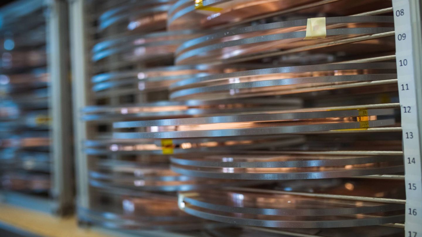 Las cintas de material superconductor que inspiraron este descubrimiento. (MIT-CFS) 