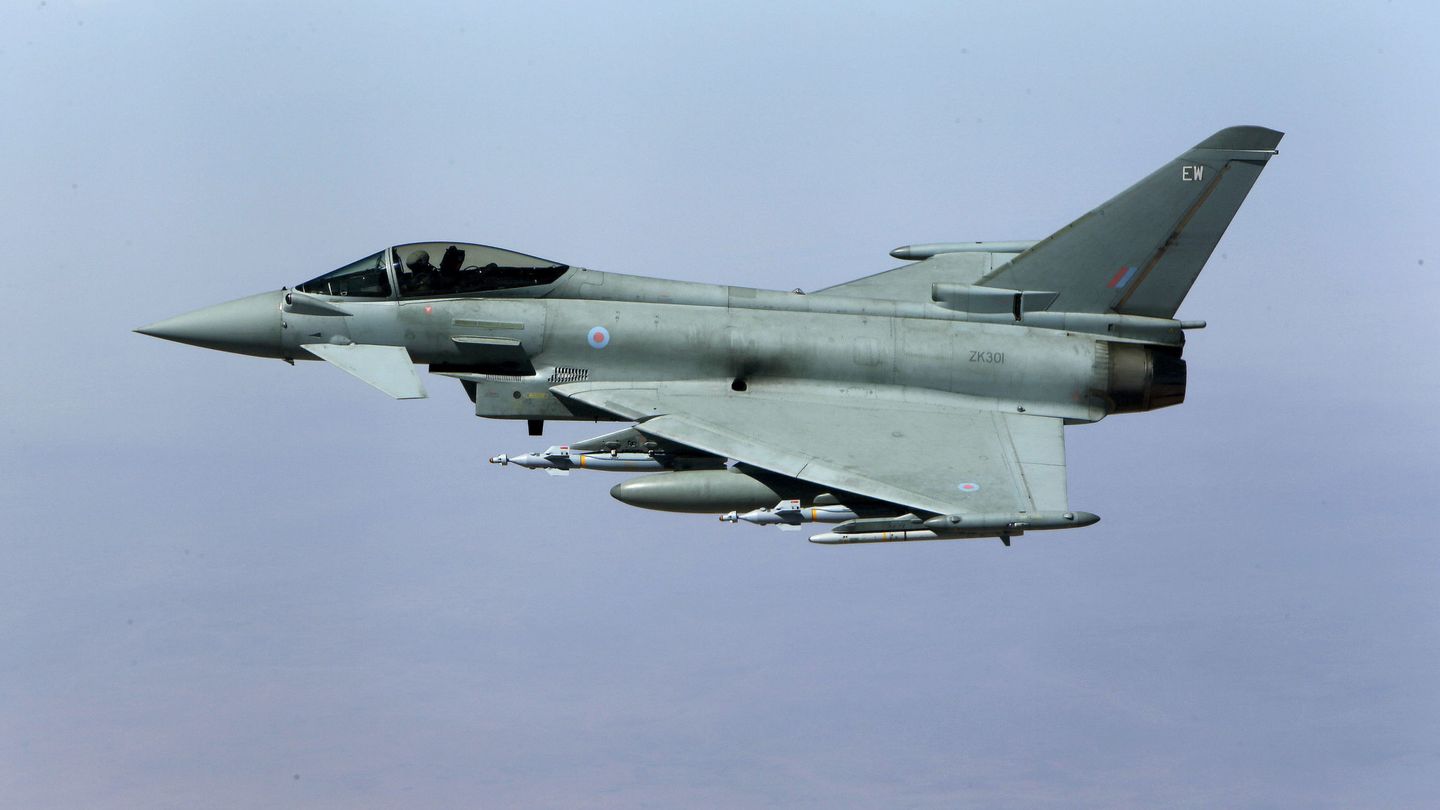Un Eurofighter Typhoon de la Royal Air Force de Reino Unido. (Foto: RAF)