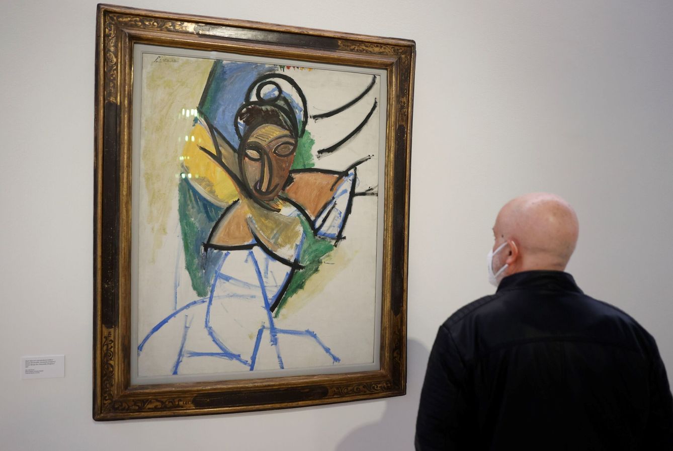Parte de la exposición 'Picasso, rostros y figuras'. (EFE)