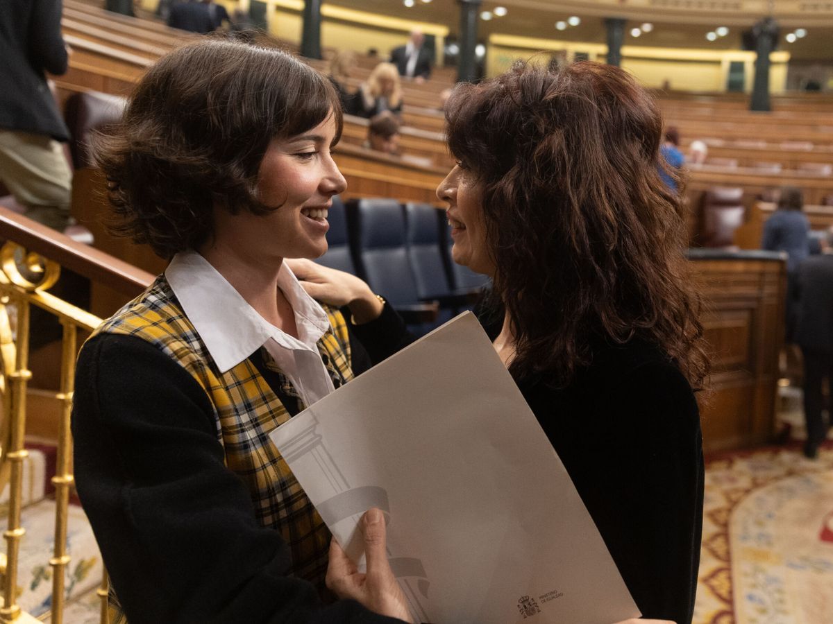 Foto: La diputada Andrea Fernández y la ministra de Igualdad, Ana Redondo. (Europa Press/Eduardo Parra)