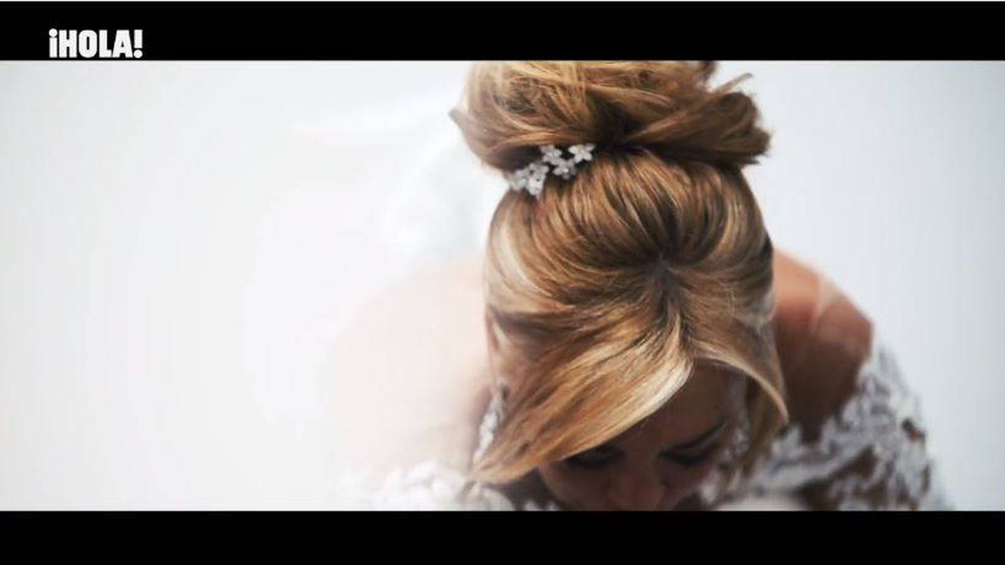 Imágenes del vídeo de '¡Hola!' sobre la boda de Belén Esteban. (¡Hola!)