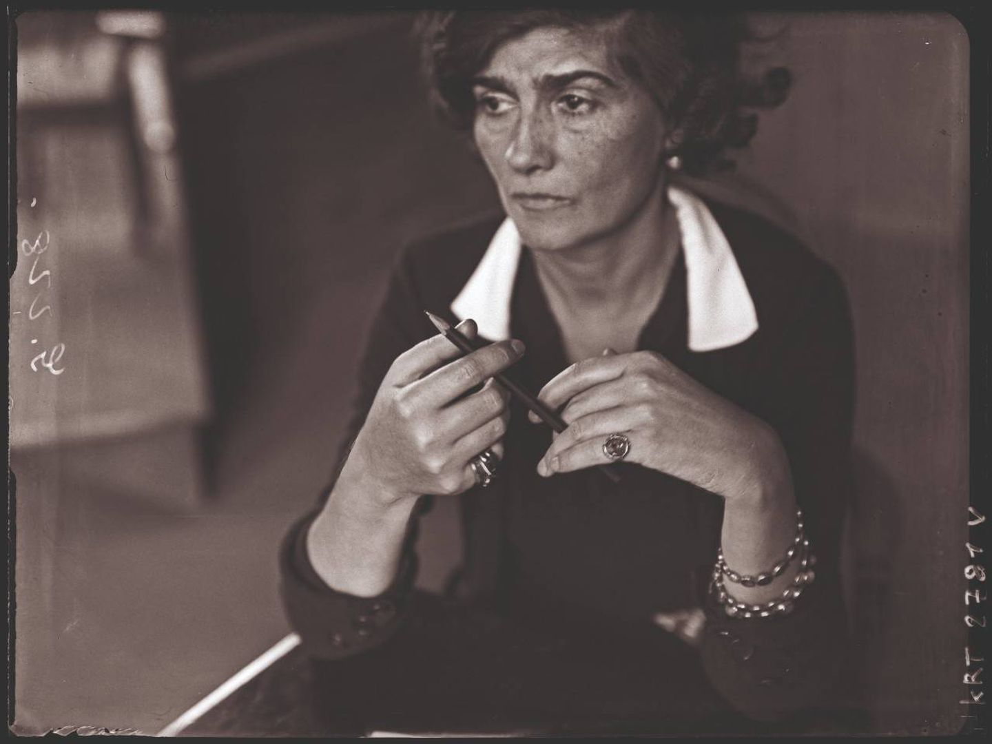 'Coco Chanel', André Kertész. Años treinta. (Ministère de la Culture de France)