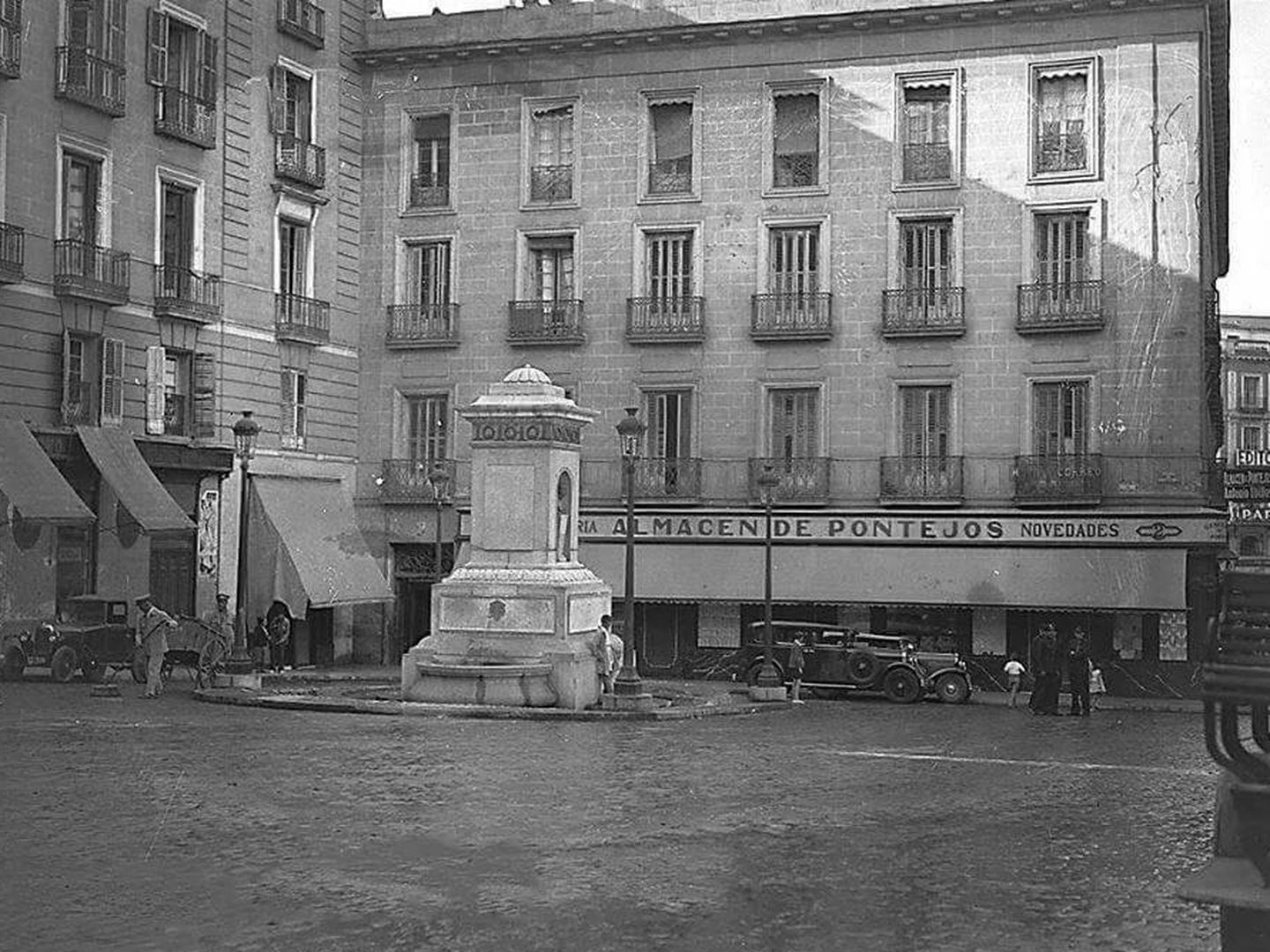 La mercería Pontejos en 1934. (Cedida)