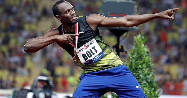 Foto: Usain Bolt, tras su victoria en Mónaco. (Reuters)