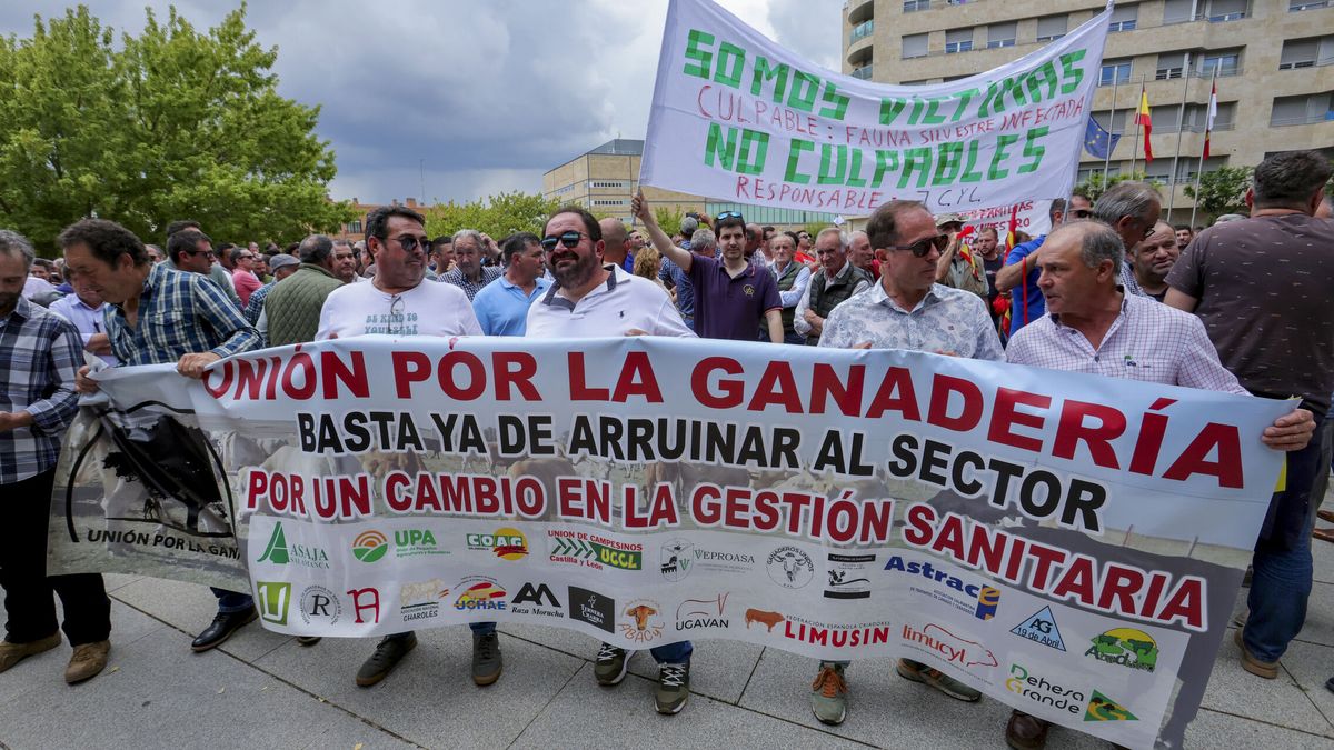 La primera manifestación contra Vox en Castilla y León proviene del campo: "Ni un euro contra la sequía"