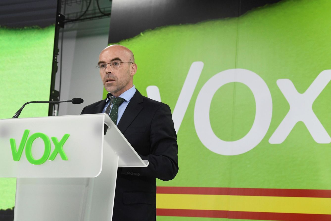 Jorge Buxadé, portavoz de Vox y europarlamentario. (EFE)