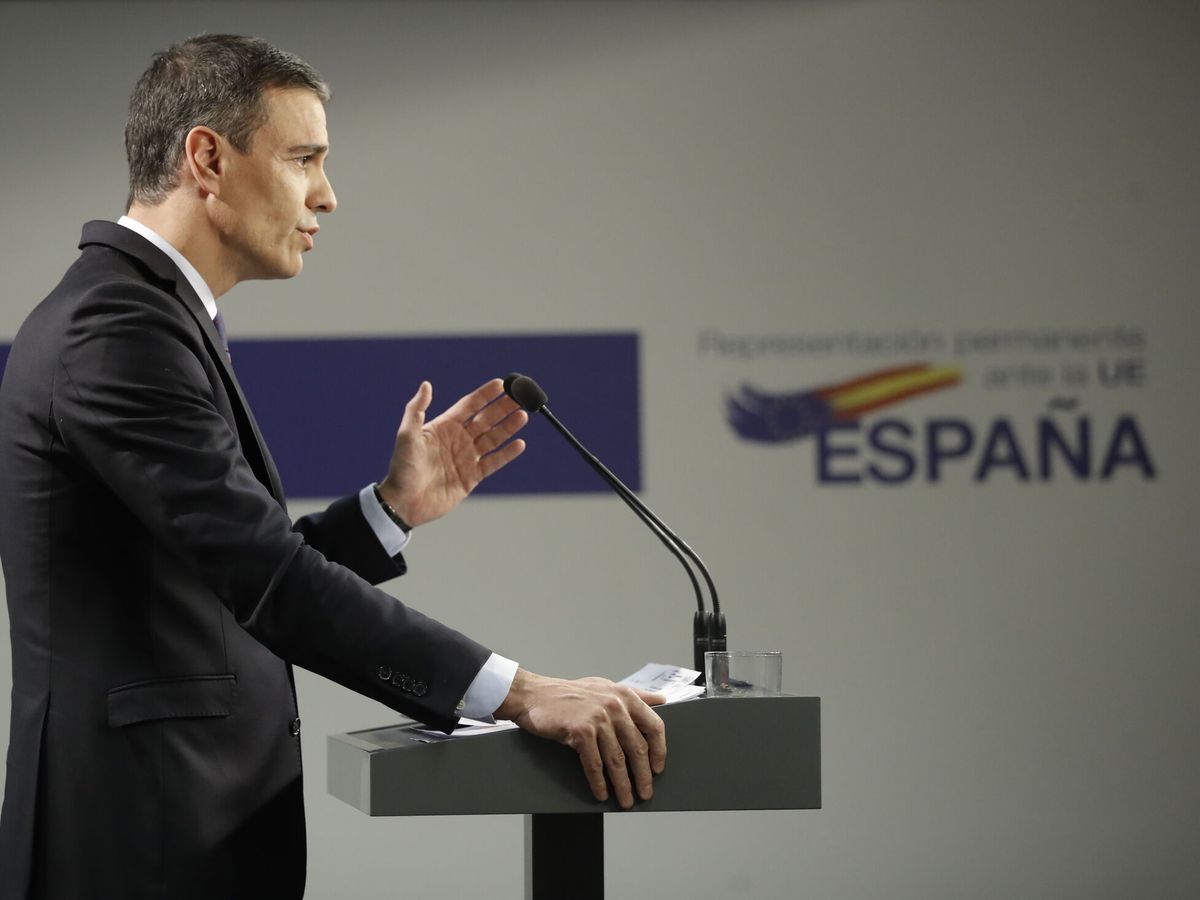 Foto: El presidente del Gobierno, Pedro Sánchez. (EFE/Oliver Hoslet)