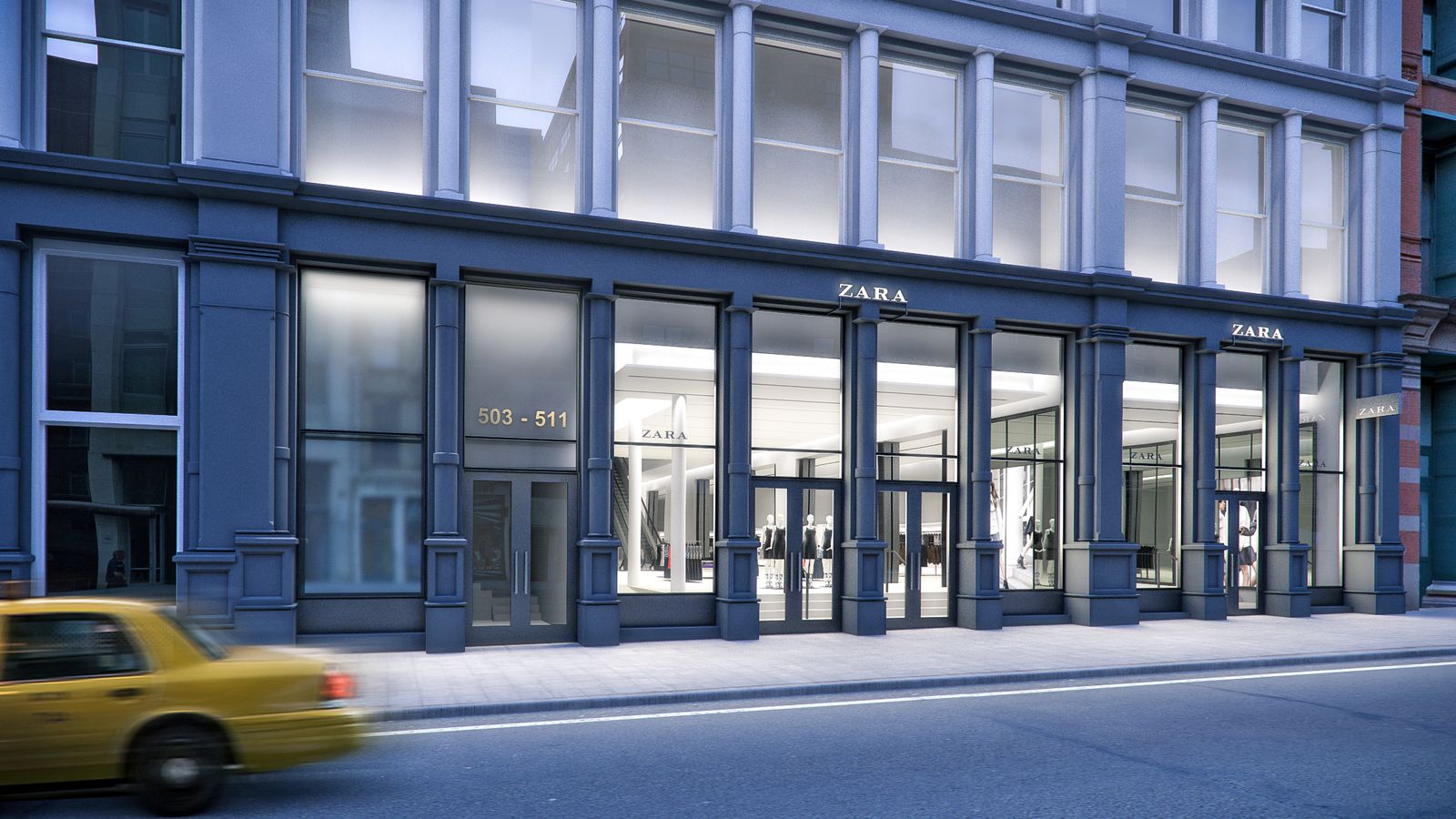 Foto: Imagen de la nueva tienda de Zara en el SoHo de Nueva York