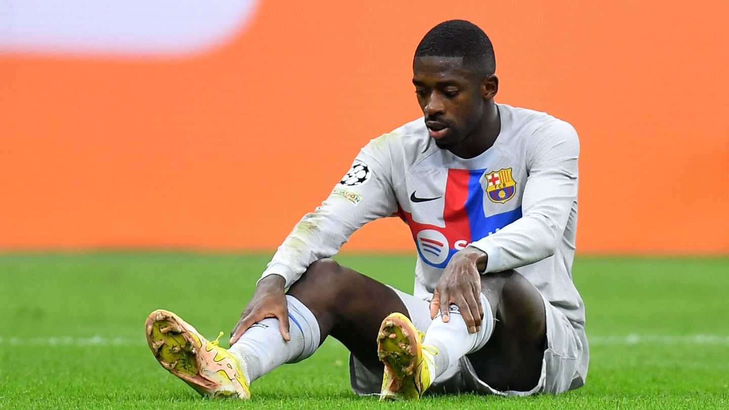 Dembélé fue un foco de pérdidas constantes. (Reuters/Daniele Mascolo)