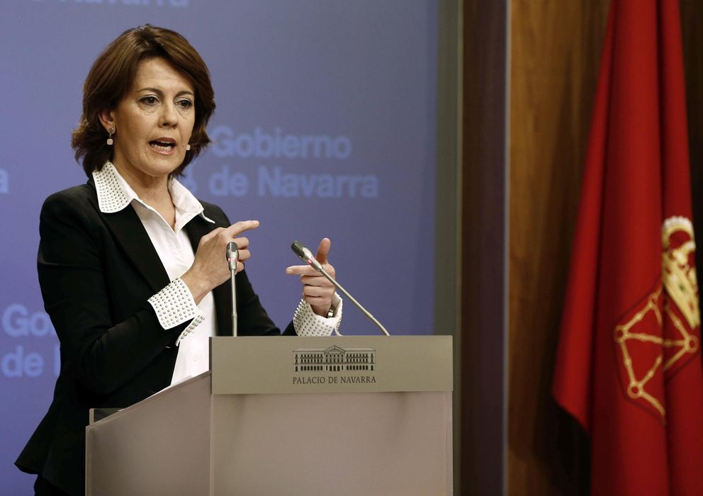 Foto: La presidenta del Gobierno de Navarra, Yolanda Barcina (EFE).