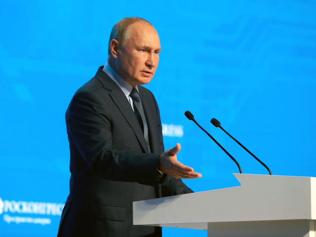 Foto: Vladimir Putin, durante la cumbre energética. (Reuters)