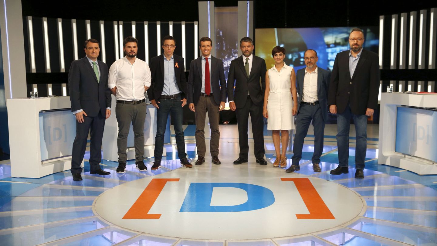 Somoano también moderó el debate electoral a siete que ofreció TVE. (RTVE)
