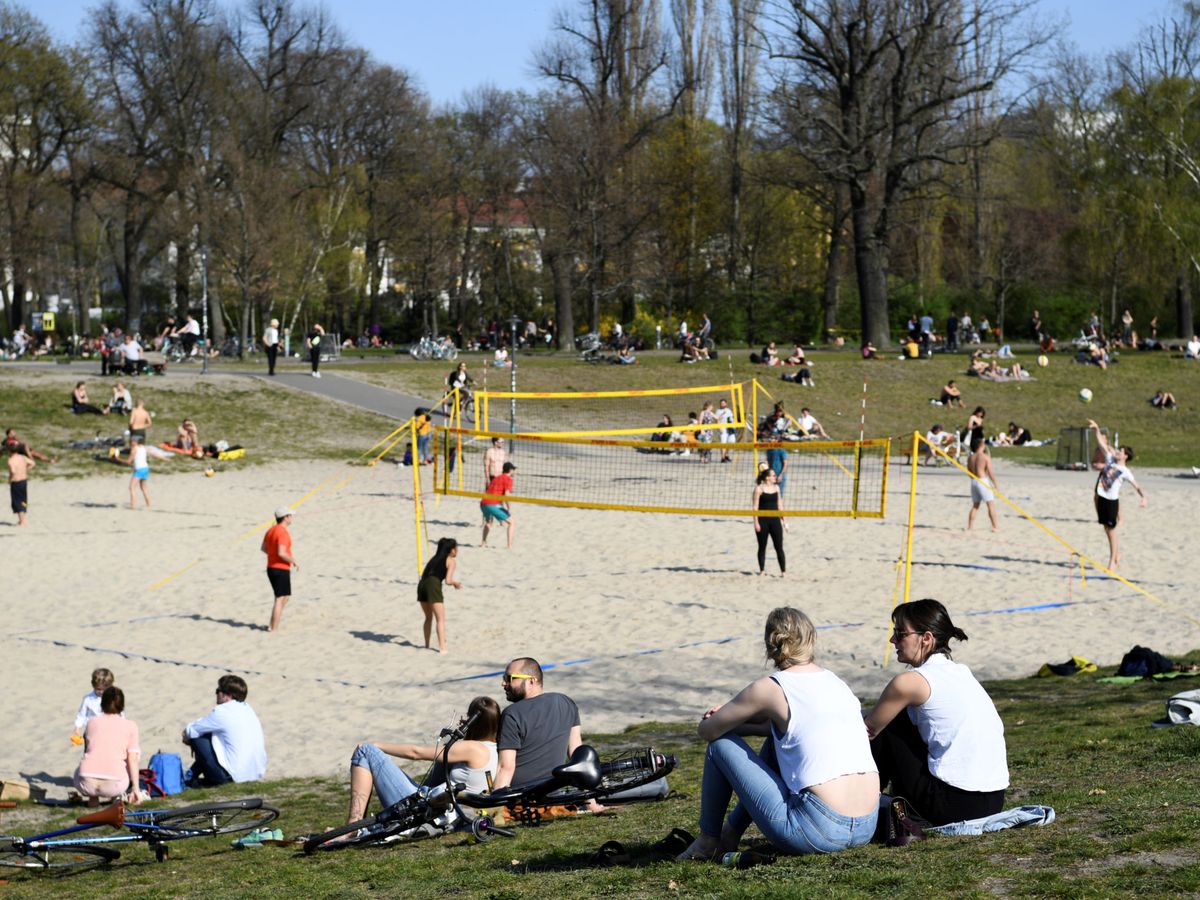 Foto: Un parque en Berlín, este fin de semana. (Reuters)