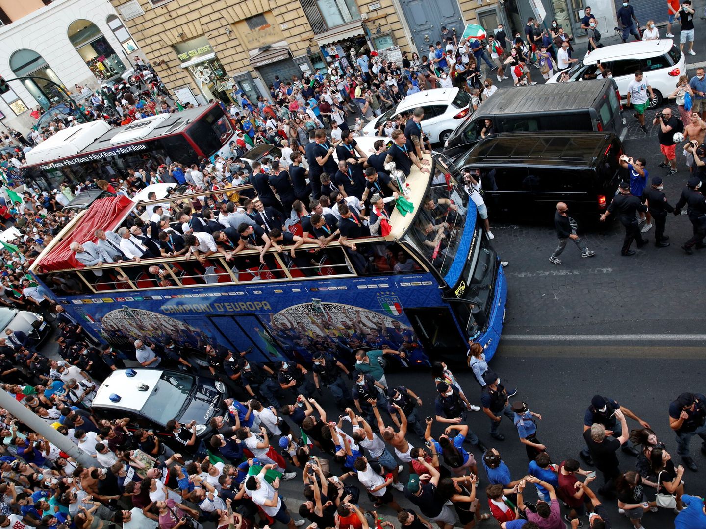 Desfile de la victoria en Roma (Reuters)