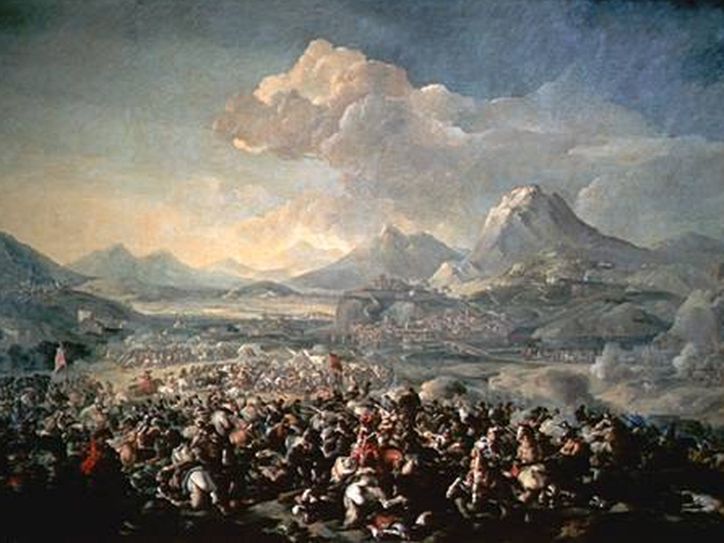 'Batalla de Montjuïc' de Pandolfo Reschi.