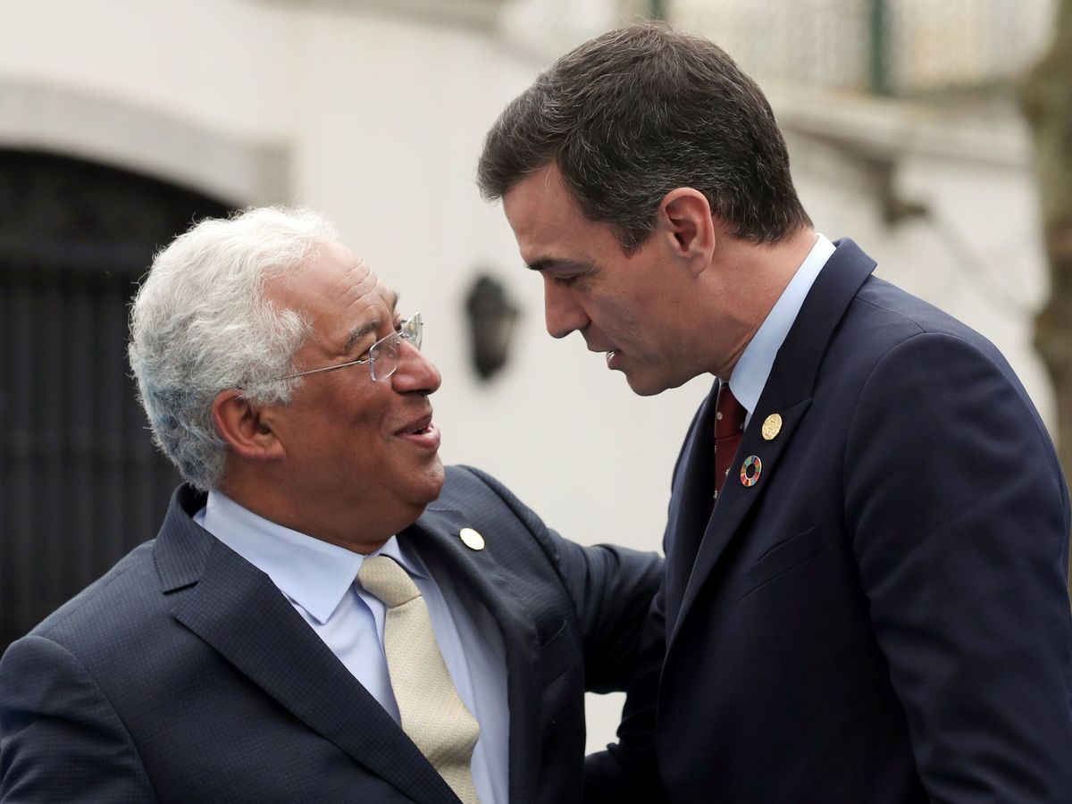 Foto: Antonio Costa, primer ministro portugués, junto con Sánchez. (EFE)