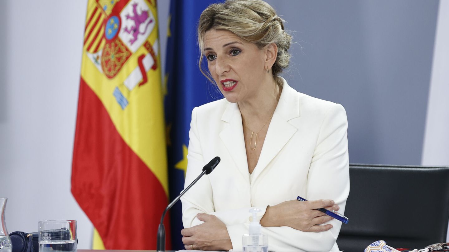 La vicepresidenta segunda y ministra de Trabajo, Yolanda Díaz. (EFE)