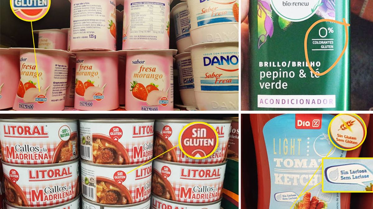 Champú sin gluten, kétchup sin lactosa... ¿'Marketing' o garantía para el consumidor?