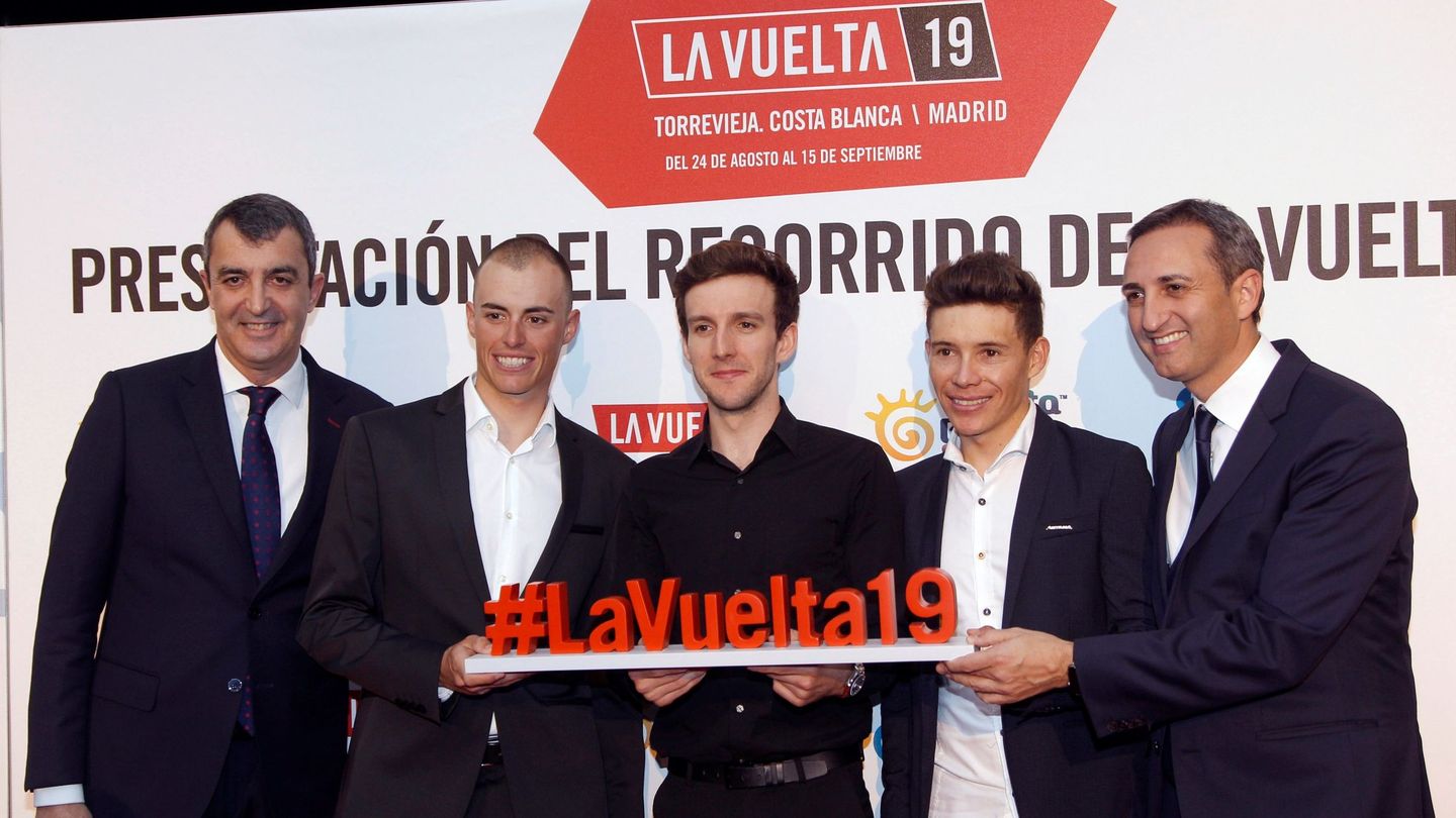 La presentación del recorrido, como la de este año en Alicante, es uno de los actos que se incluyen en el contrato de salida oficial de la Vuelta. (EFE)