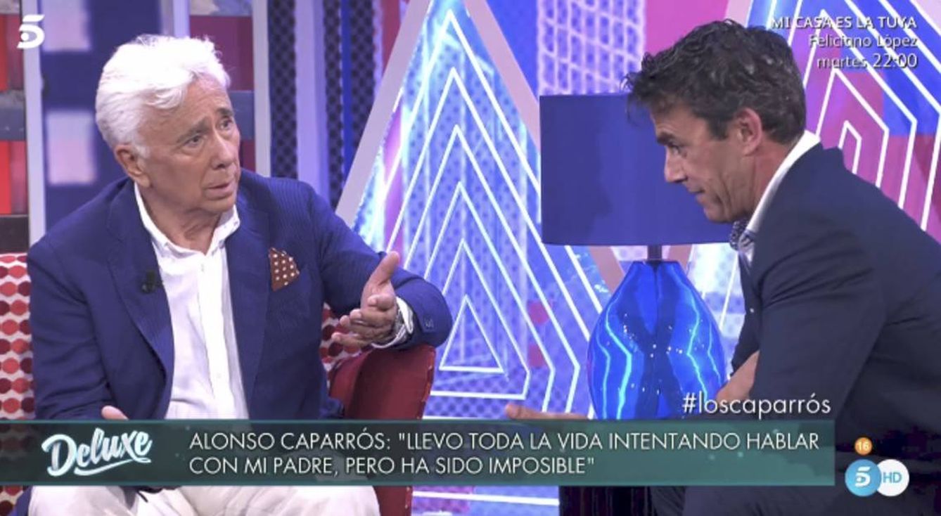 Andrés y Alonso Caparrós en 'Sábado Deluxe'.