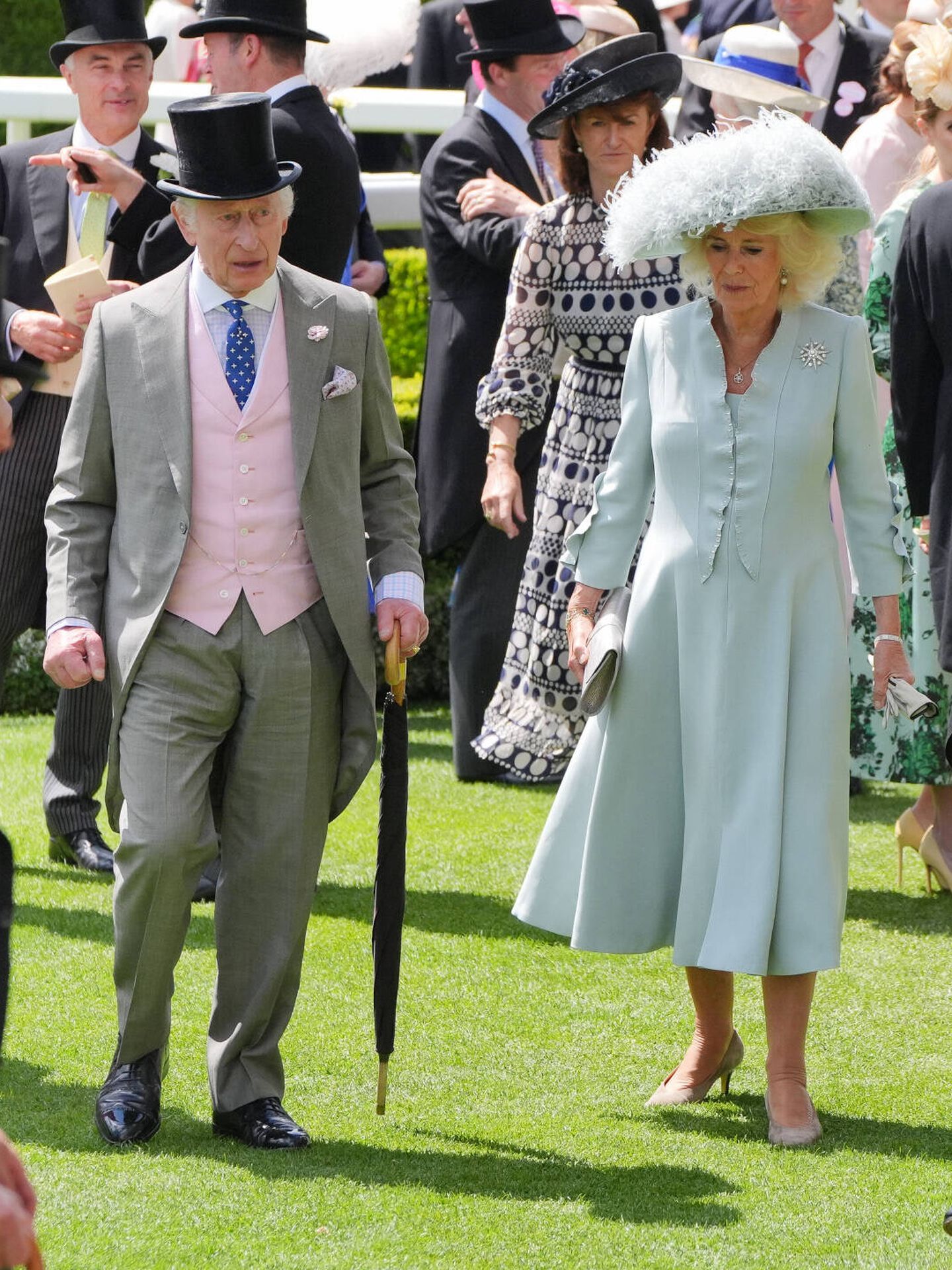 Carlos III y Camila en el Royal Ascot. (Gtres)
