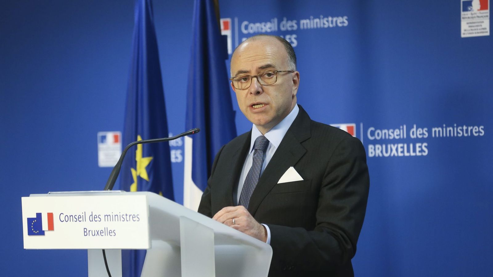 Foto: El ministro francés del Interior, Bernard Cazeneuve. (EFE)