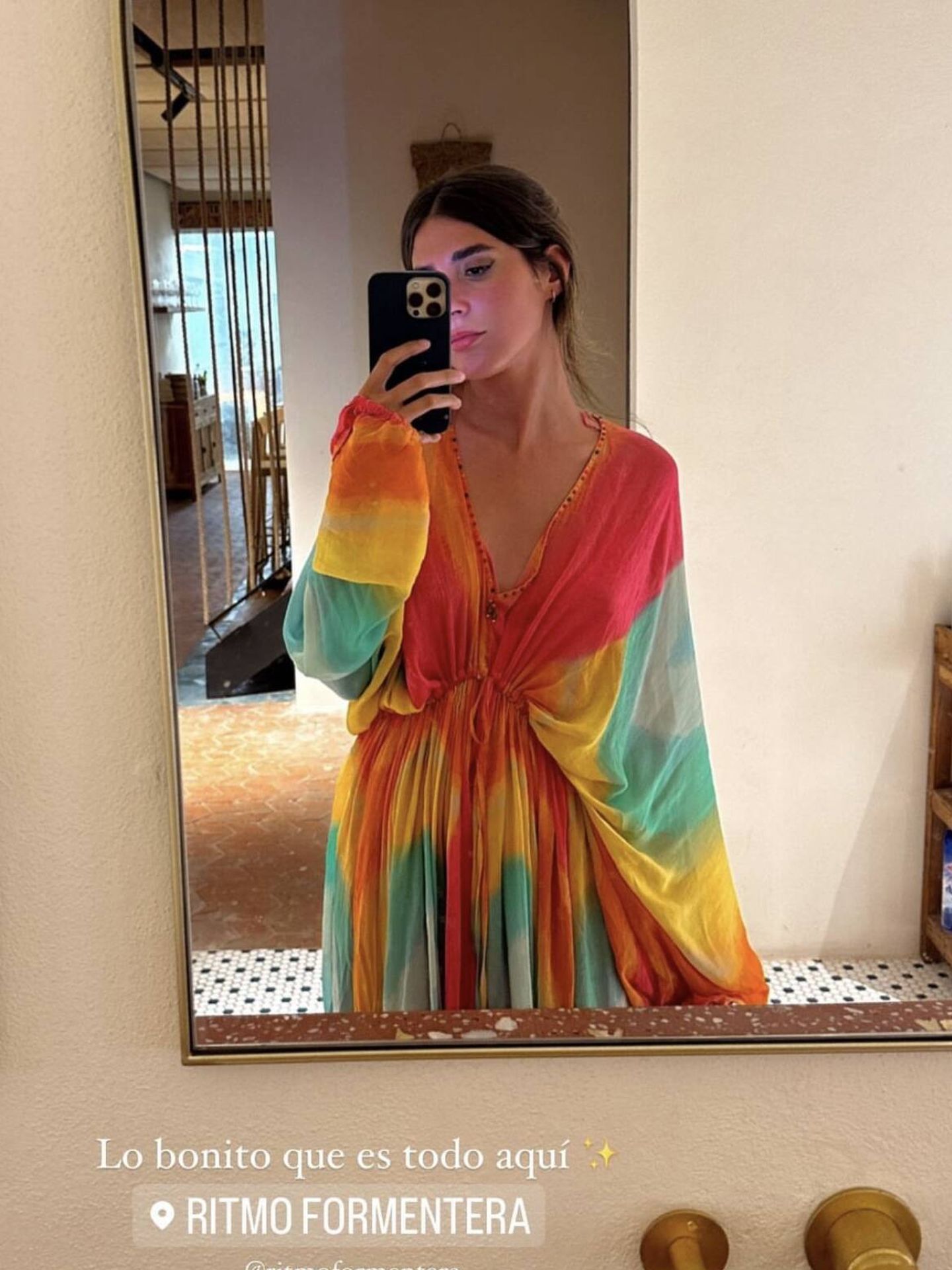 El vestido de Zara que ha lucido Mery Turiel. (Instagram/ @meryturiel)