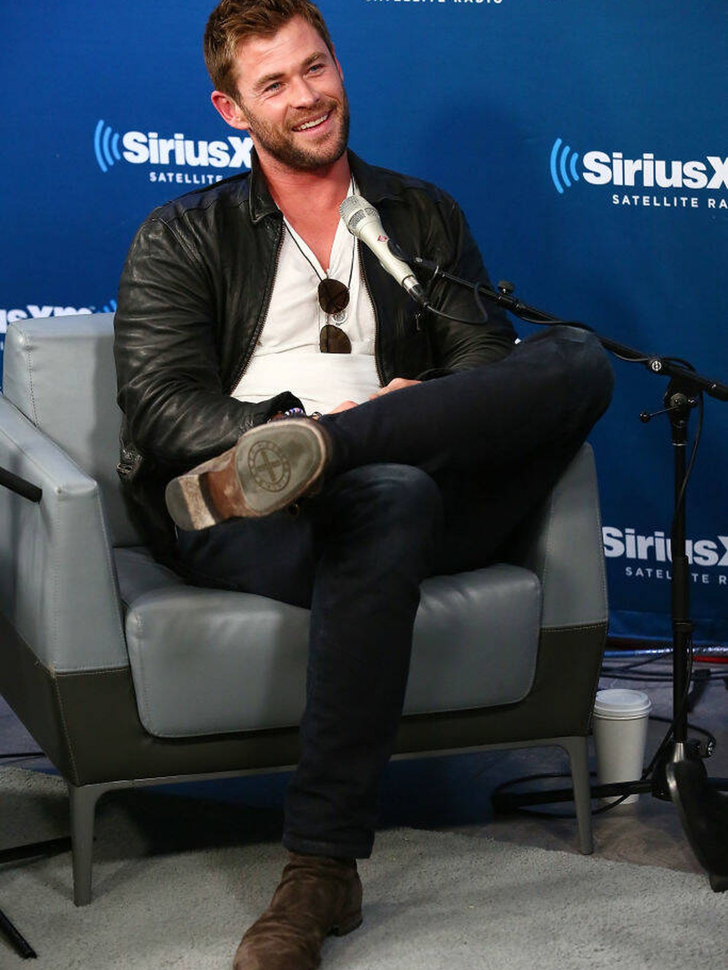 Chris Hemsworth, estilo 'Grease'. (Getty)