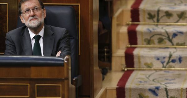 Foto: Mariano Rajoy, en su último día en el Congreso como presidente del Gobierno. (EFE)