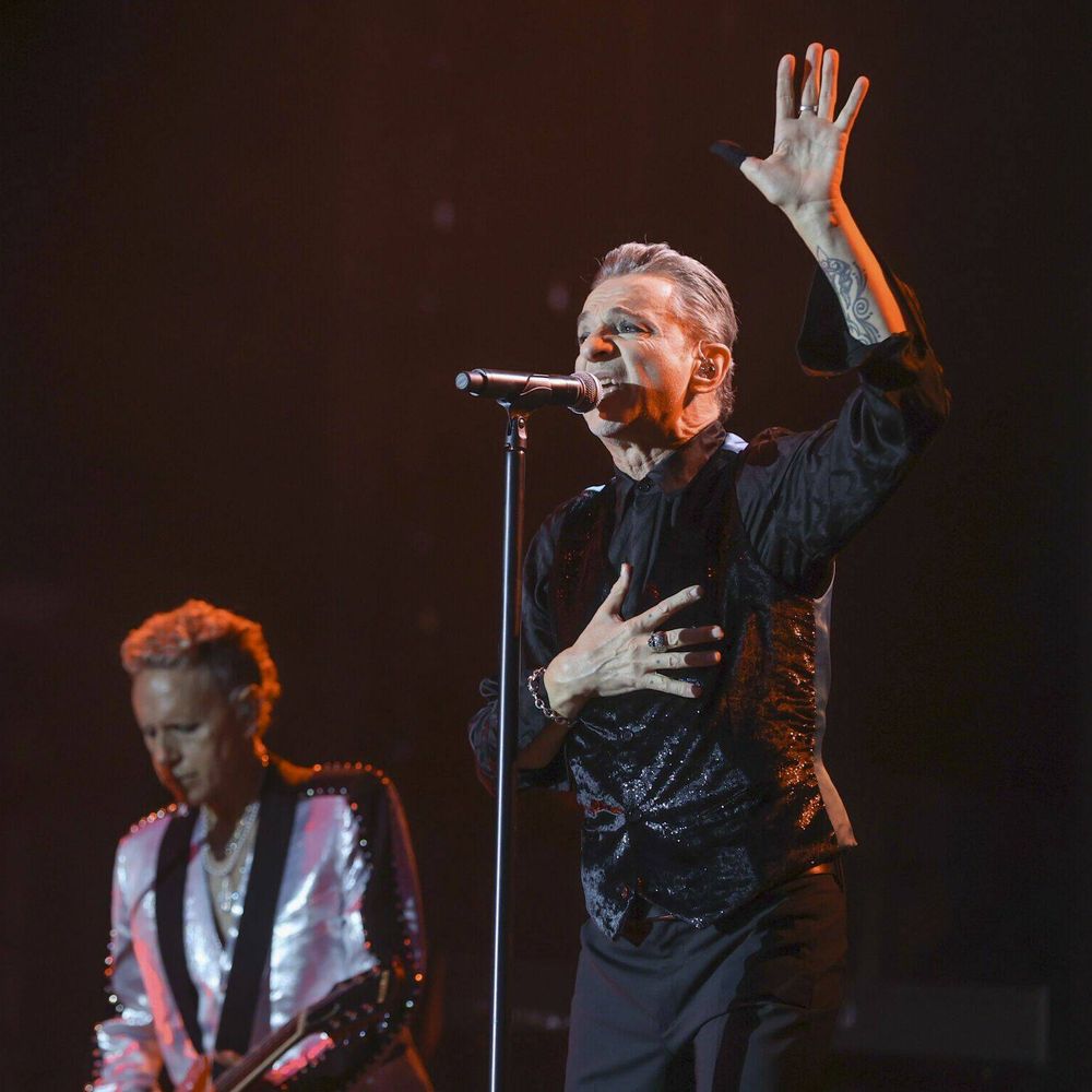 Depeche Mode actuó en el WiZink Center de Madrid el 12 de marzo de 2024. (EFE)
