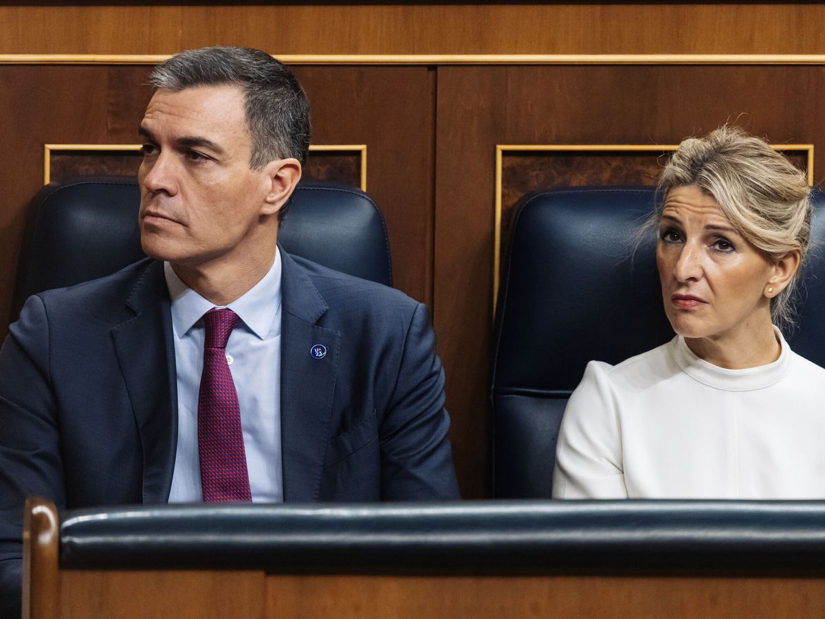 Foto: Pedro Sánchez y Yolanda Díaz. (Carlos Luján/Europa Press)