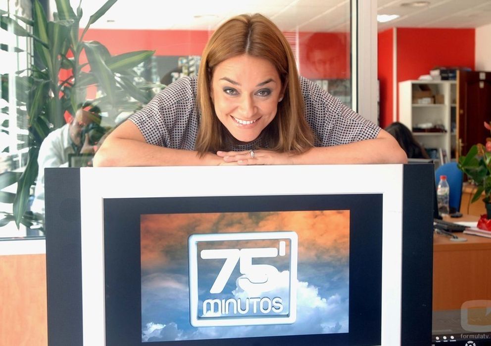 Foto: La presentadora Toñi Moreno, en una imagen promocional de '75 minutos'