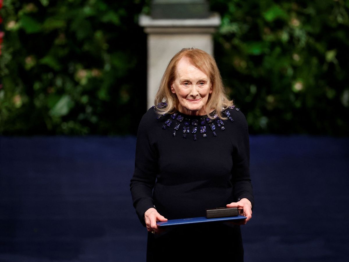 Foto: Annie Ernaux, la Premio Nobel 2022. (Reuters)