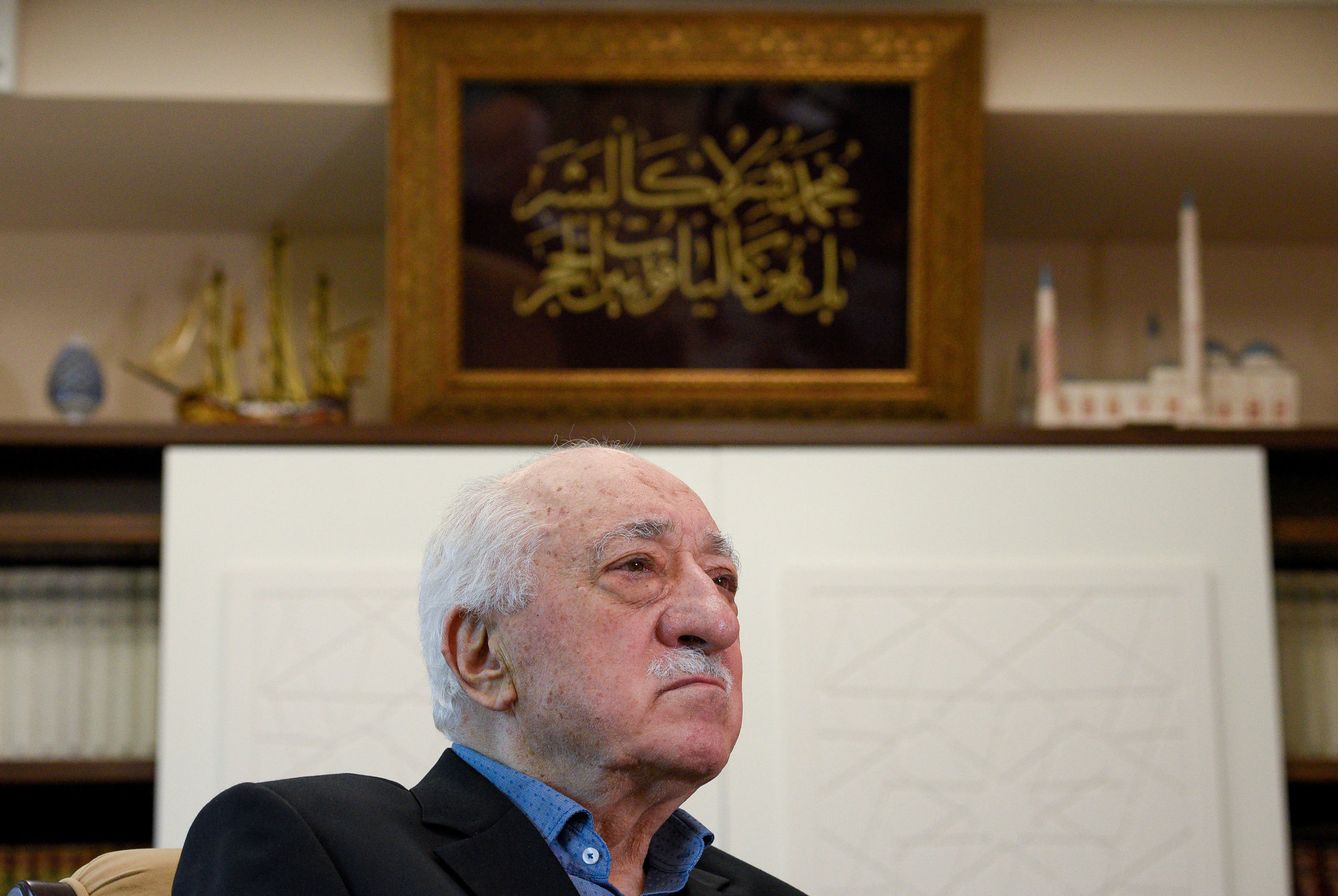 Fethullah Gülen en su residencia de Pensilvania, en julio de 2017. (Reuters)