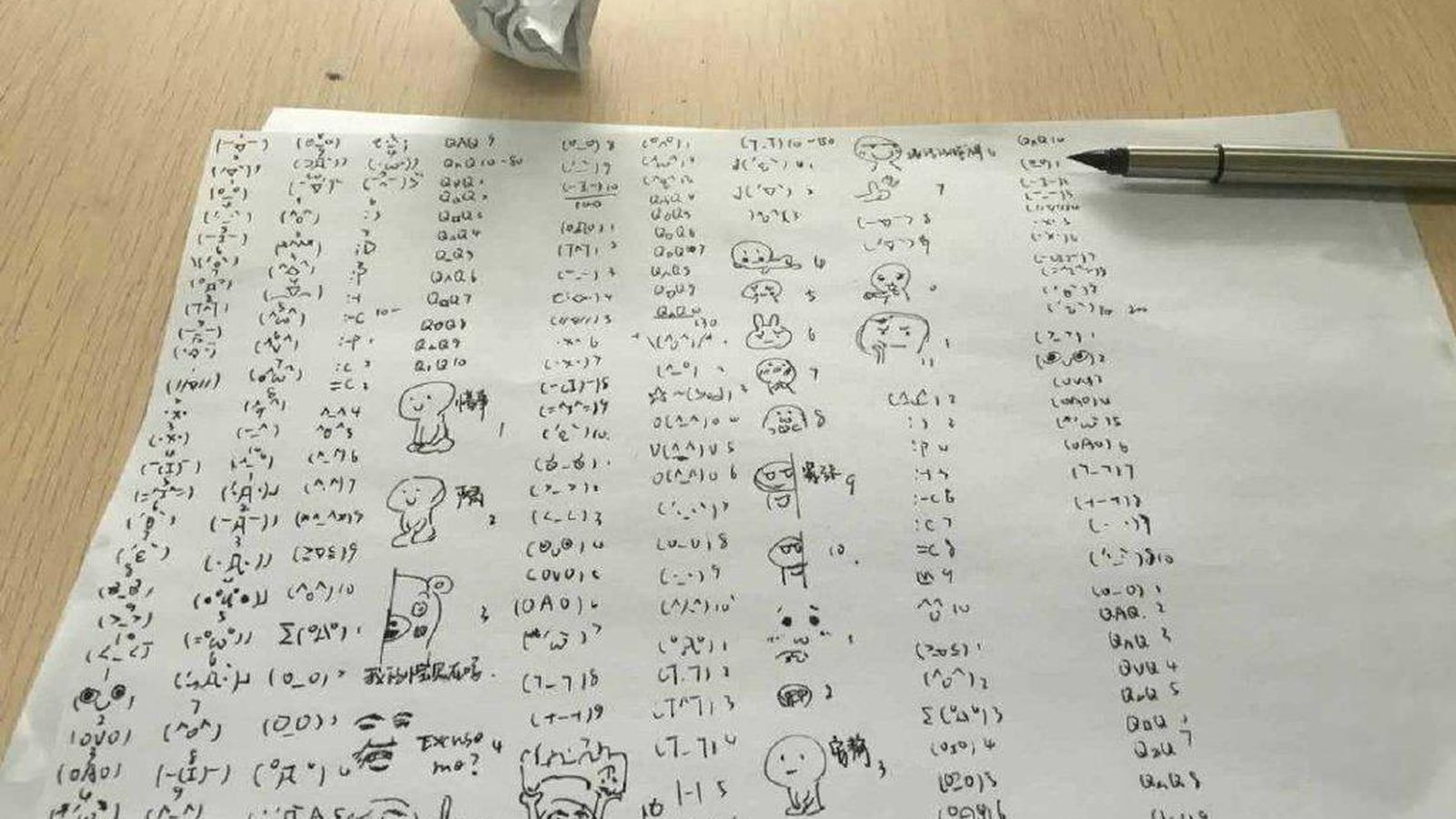 Foto: Una de las imágenes del ejemplar castigo en una universidad china (FOTOS: Weibo).