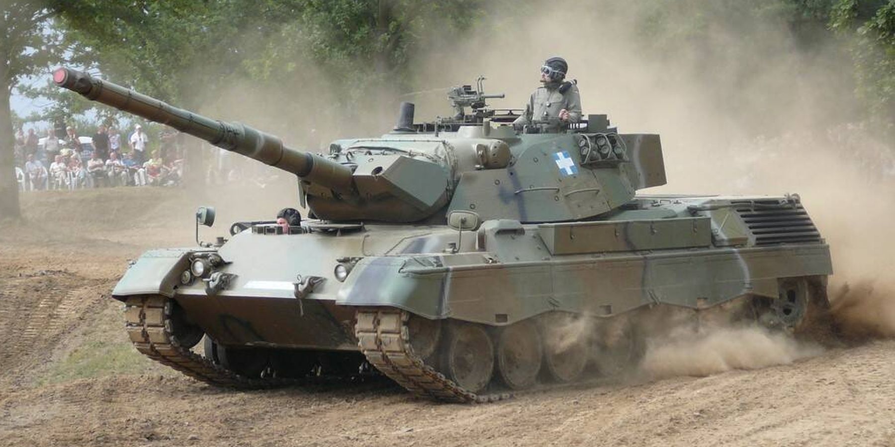 Leopard 1A5 del ejército griego. (Adamicz)