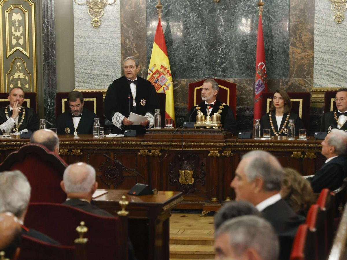 Foto: Acto de apertura del año judicial 2023-2024. (EFE/Juan Carlos Hidalgo)