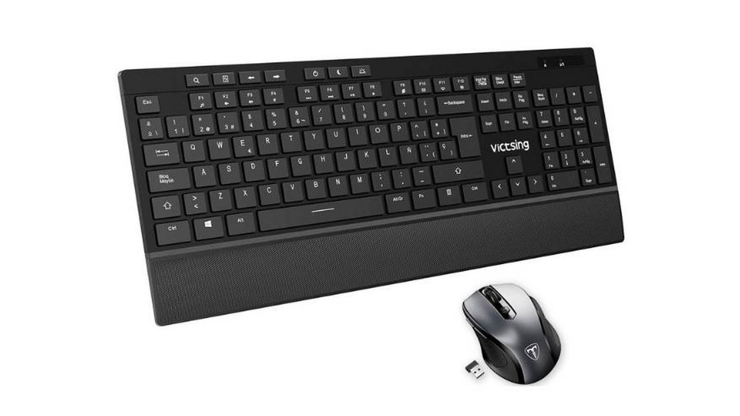 Si utilizas un teclado o ratón inalámbrico, tu ordenador está en