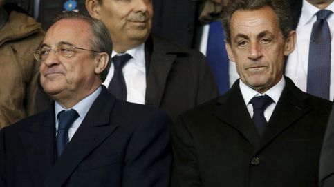 El desconsuelo de Florentino Pérez en el palco de París con su amigo Sarkozy