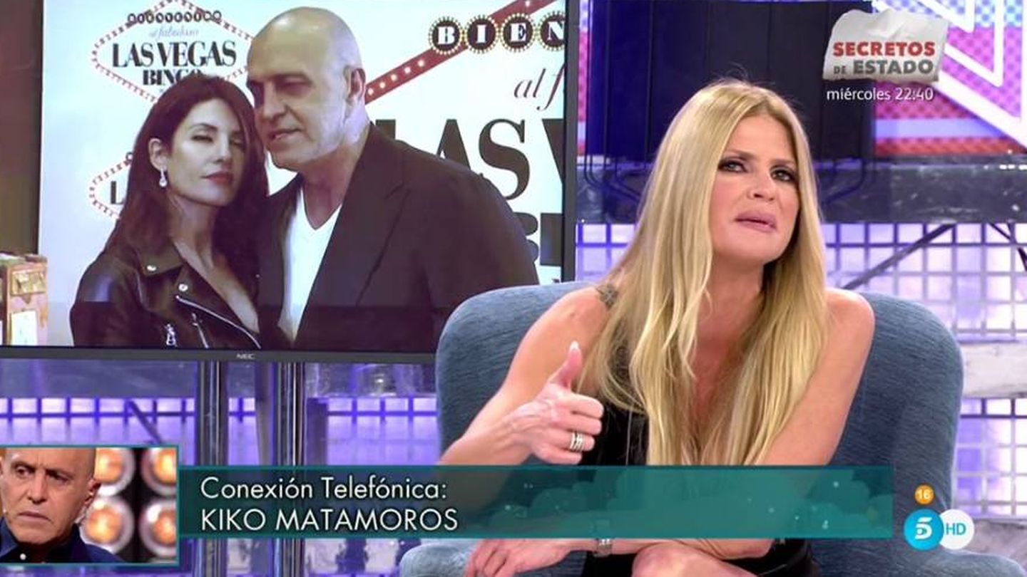 Makoke, discute con Kiko Matamoros en 'Sábado Deluxe'. (Mediaset)
