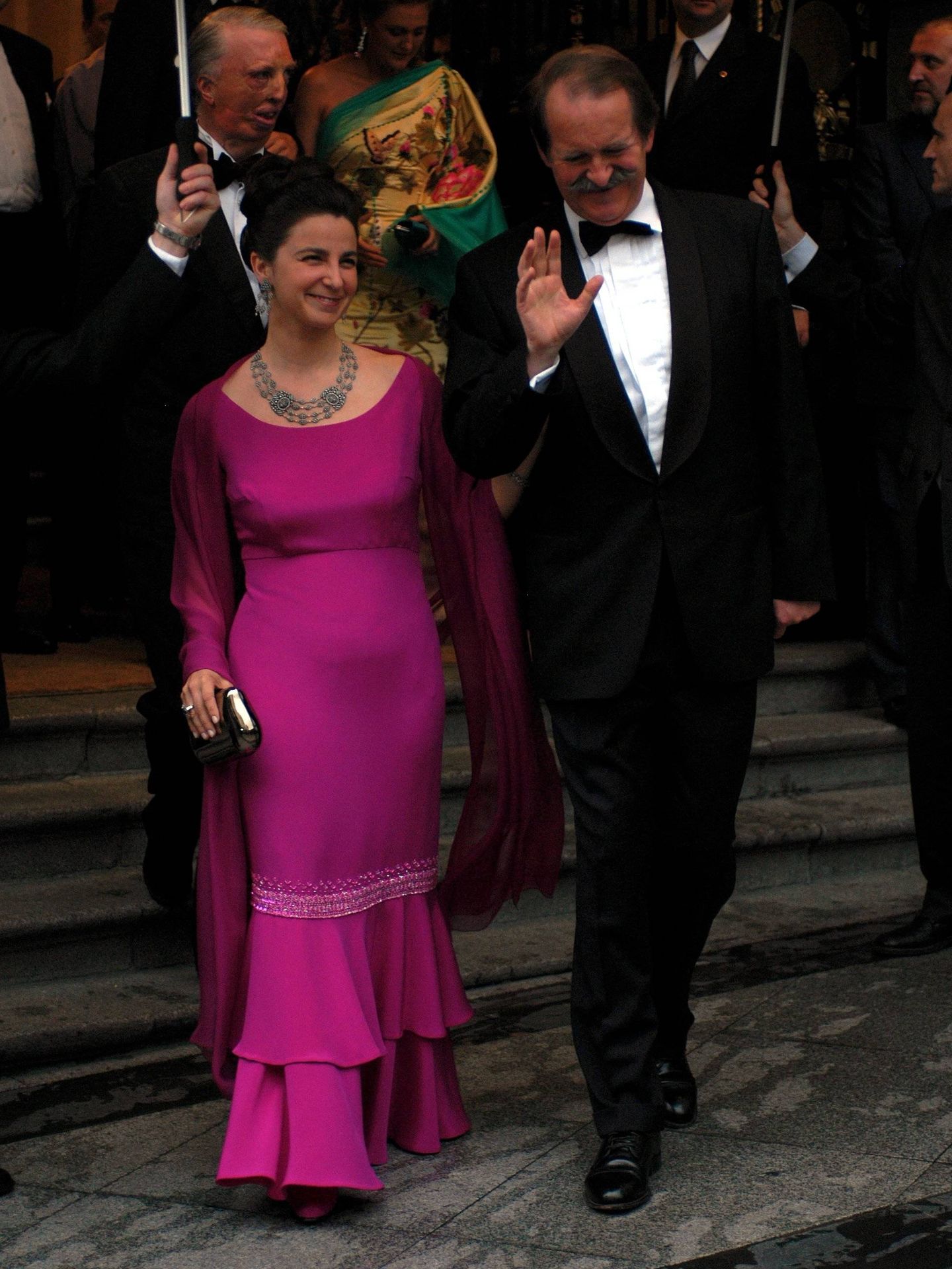 En Madrid, para asistir a la boda de los reyes Felipe y Letizia. (Cordon Press)