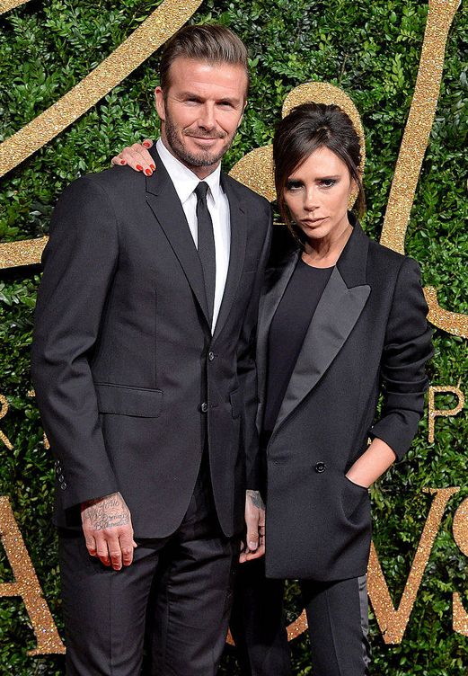 David Beckham and Victoria Beckham en los Premios de la Moda de Londres (Reino Unido)  (Foto de Anthony Harvey/Getty Images).