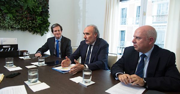 Foto: Diego Sánchez de León, Plácido Fajardo y José Ignacio Arraiz, cofundadores de Leaderland.