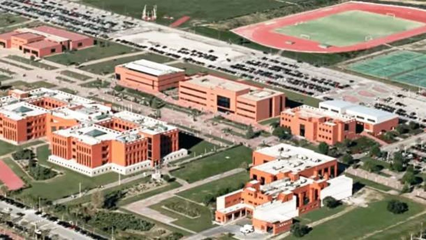 Vista aérea de la Universidad Alfonso X El Sabio. (YouTube)