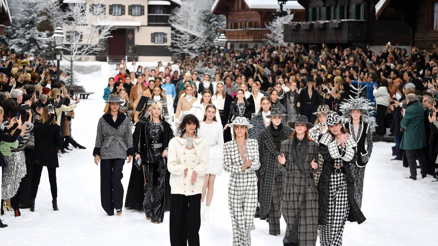 El final del desfile de Chanel en la Paris Fashion Week Womenswear Fall/Winter 2019/2020 (Pascal Le Segretain/Getty Images)