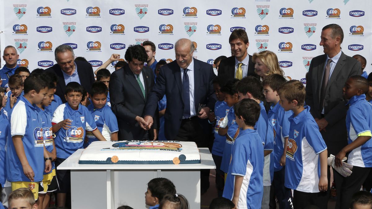 Vicente del Bosque acompaña a las Escuelas Deportivas Danone en su décimo aniversario