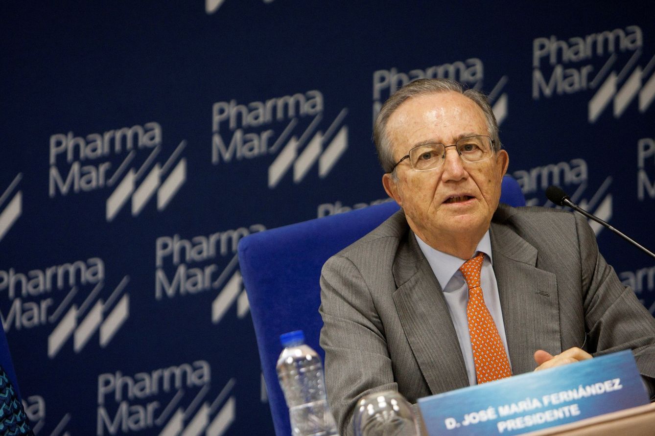 El presidente de Pharmamar José Mª Fernández de Sousa, en la Junta general de Accionistas de 2019. (EFE)