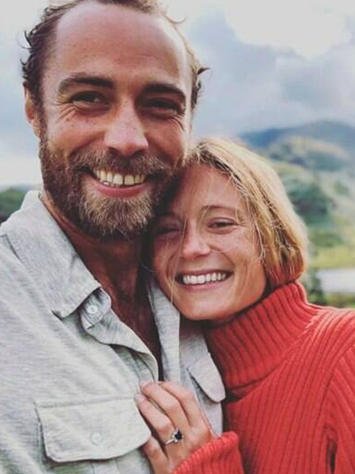 James Middleton y su ya esposa. (Instagram)